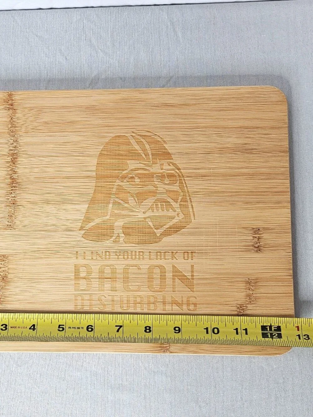 Star Wars Darth Vader Bacon Cutting Board | Novelty Kitchen Decor